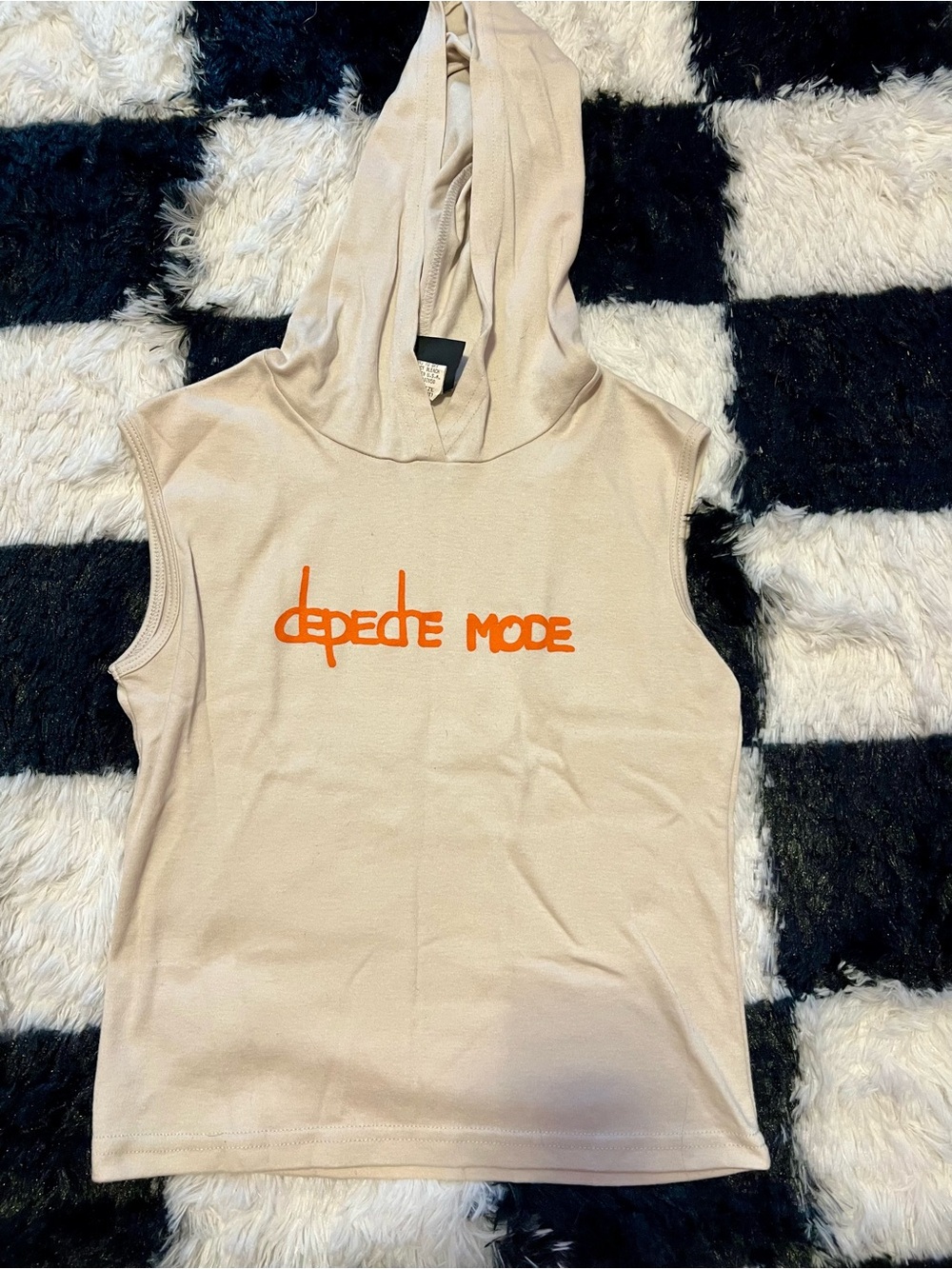 Vintage! Super RARE!! Depeche Mode Exciter Sleeveless Hooded Tank
